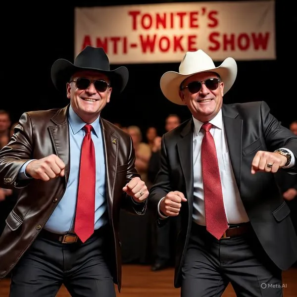 Politicians opening Tonite's Show.