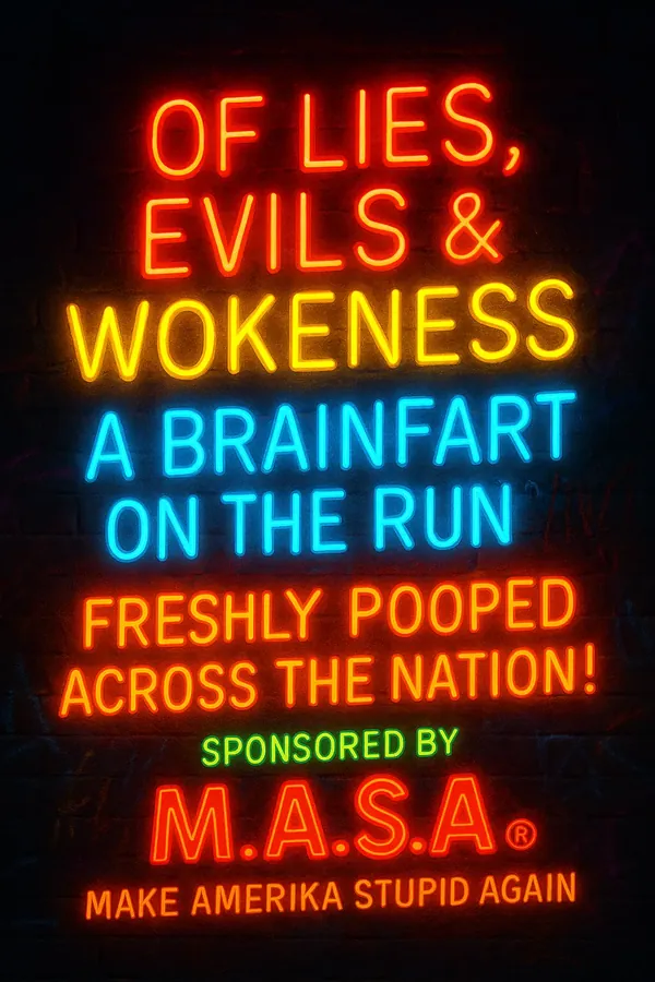 Lies and Wokeness Brainfarted and Pooped all over Amerika